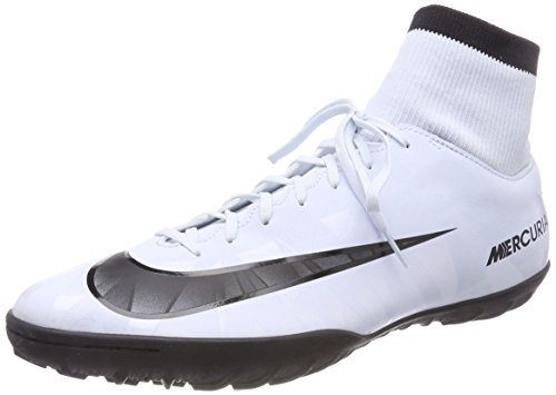 Nike Mercurial X Victory VI CR7 DF TF 903612, Scarpe da Calcio Uomo, Blau Schwarz-Weiß-Blauton 401, 44.5 EU