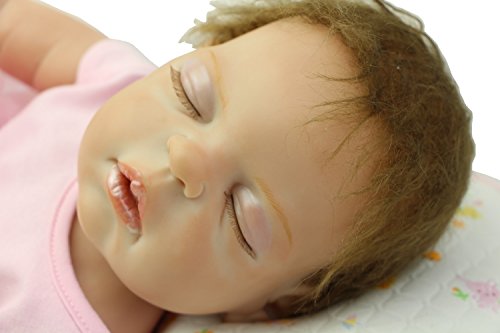 Hair Rooted Realistic Reborn Doll Full Body Siliocne Vinyl 22