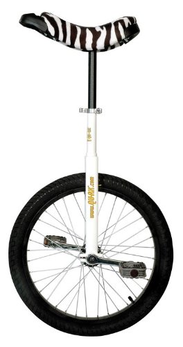 Qu-Ax-Unicycle ® Halls "Luxury" 16 "diameter approx. 41 CM-White Frame