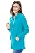 Bearsland Women's Winter Sporty Hoodie Breastfeeding Nursing Top Blue UK Size 10-12