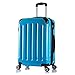 Produktbild WOLTU RK4212ts-L, Reise Koffer Trolley Hartschale ABS+PC Hochglanz Volumen erweiterbar, Reisekoffer Hartschalenkoffer 4 Rollen, M / L / XL / Set, leicht und günstig, Türkis (L 65 cm & 70 Liter)