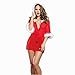 Produktbild Sexy Weihnachts Dessous Babydoll Nikolauskostüm Nikolausmütze Weihnachts-Set
