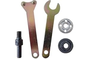 WYJUAN 1Set 10mm Electric Drill Conversion Angle Grinder Adapter Connecting Rod Kit with Wrench Variable Shaft Coupler Converter Tool,Adapter Set for Most Angle Grinder,Power Tools Grinders Angle Grinders