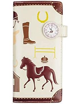 Langbörse Portemonnaie Geldbörse für die jungen Damen Model 'Pferd'