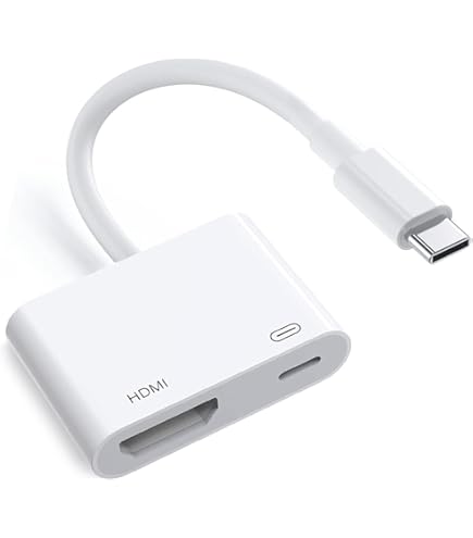 Adattatore USB C HDMI, 4K USB C to HDMI [Compatibile Thunderbolt 3/4] Type C to hHDMI per iPhone
