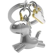 Portachiavi Asino METALMORFOSE - Design Dettagliato Grigio - Oggetto Collezione E Regalo - Foto 1