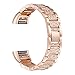 Produktbild Hunpta Kristall Edelstahl Watch Band Handschlaufe für Fitbit charge 2 Smart Watch (Rose Gold)