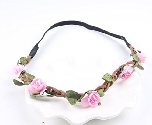 Flower Brooch Flower Crown Festival Wedding Hair Flower Headband Beach Rose Flower Hairband
