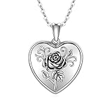 Kostbares Amulett Geschenk: Foto-Medaillonanhänger sind das ideale Geschenk für die besonderen Frauen in Ihrem Leben, einschließlich Ehefrauen, Freundinnen, Mütter und Töchter. Ob zum Muttertag, zum Jubiläum, zum Abschluss oder zum Geburtstag, diese Halskette wird zu ihrem beliebtesten Schmuckstück.