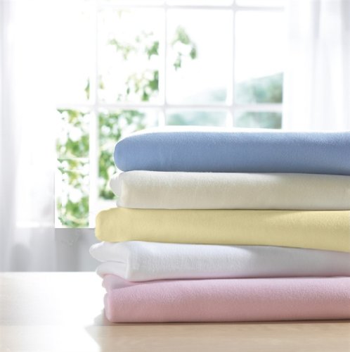 2x Mumsave 100% Cotton Cot Fitted Sheets 60cm x 120cm (BLUE)