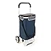 Produktbild bremermann® Einkaufstrolley, Handwagen, Einkaufswagen mit abnehmbarer Tasche (blau)