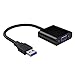 Produktbild OMorc USB 3.0 auf VGA 1080P Adapter Kabel Video Grafikkarte Multi-Display Monitor Externe Konverter Cable für PC Laptop, Windows 10 / 8.1 / 8 / 7 / XP