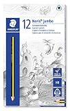 staedtler jumbo grip En cuerpo de madera Noris Club Jumbo de Aprendizaje Lápiz HB (Pack de 12)