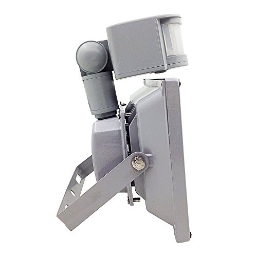 GLW 20W LED Nachtlicht mit Bewegungsmelder, LED Sensor Lampe Strahler Fluter Außenleuchte Außenstrahler Wandstrahler, 1600Lm, Kaltweiß 6000 K, Wasserfest IP65, Europäischer Stecker, für Flur Garten Garage - 5