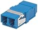 Produktbild intellinet 760553 LC Singlemode Duplex Adapter blau