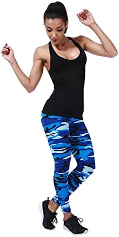 Womens Leggings Pants, LILICAT Fashion Womens New Camouflage Printed Tight Trousers Pants Leggings Ladies Full Long Stretch Fit Elasticated Waist Running Sport Pants (Camouflage F, Size:One Size)