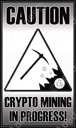 Apedes Crypto Mining Litecoin - Adhesivo para tableta de ordenador (3 x 5 pulgadas)