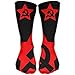 Produktbild SDGSS Tube Knee High Socken Long 19.7inch/50cm USSR Hammer&Sickle Flag High Elastic Thin Calf Athletic Socken&Casual Calf Socken
