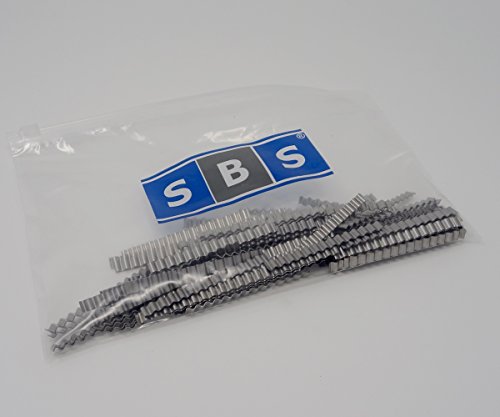 SBS Estrichklammern Wellenverbinder gewellt 70 x 6mm Rissbrücke 50 Stück Gießharz Epoxi Estrichverbinder - 3