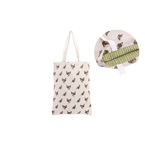 CGB Giftware Holly House Chicken Shopping Bag (One Size) (Beige)