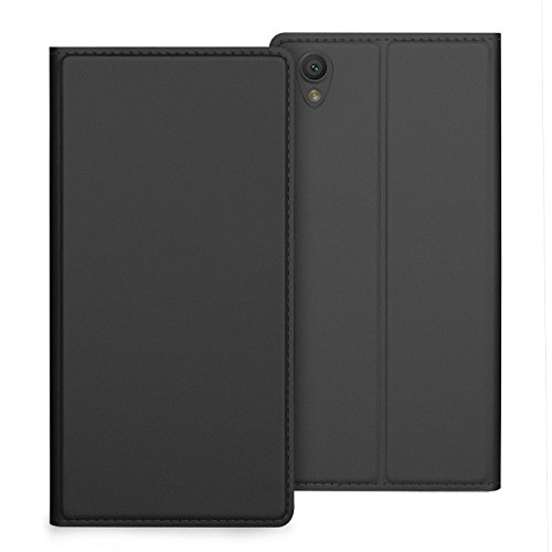 Sony Xperia L1 Hülle, IVSO Hohe Qualität Advanced Shock Absorption Technology Case Folio Tasche Cover für Sony Xperia L1 Smartphone (Schwarz) - 8