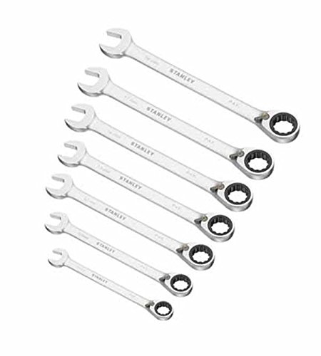Stanley Ring-Maulschlüssel mit Ratsche, 21mm Größe, 5° Kopf, 72 Zähne, MaxiDrive Plus, Korrosions geschützt, 1-17-370 - 2