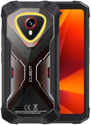 CUBOT KingKong Mini 4 - Smartphone Ruggerizzato 4.7" HD+ 90Hz, 16GB RAM (6GB+10GB Est.), 128GB ROM, Fotocamera 48MP, Android 15, Unisoc T616, Nero