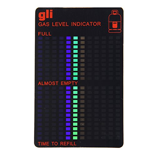 ECENCE GLI MAGNETISCHE FÜLLSTANDSANZEIGE GASSTAND ANZEIGER FÜR PROPAN ODER BUTAN GASFLASCHEN GASKOCHER 21040509