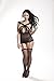 Produktbild VAQUA Spitze Babydoll Reizwäsche Neckholder Dessous Set Negligee und G- String in Geschenkboxpassend für S / M / L