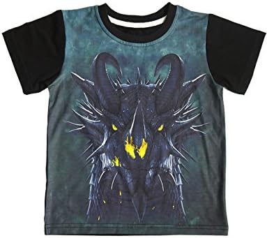Rebavl Boy T-Shirt Summer Realistic Digital Print Top for Age 4 to 9 yrs Kids