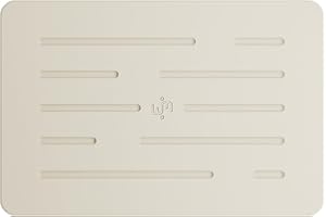 Wim Spa Diatomite Stein Badematte Badvorleger - Schnell trocknende, nachhaltige & rutschfeste Stone Plate 60x39cm fürs Bad, Dusche, Pool - Super schnelltrocknend aus 100% Naturstein Diatomit Kieselgur