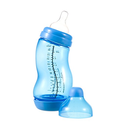 Difrax Anti Colic S-Baby Bottle (310 ml, Blue, Wide)