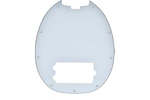 KAISH Golpeador de bajo para Musicman Classic de 4 cuerdas StingRay modelos de bajo blanco de 3 capas