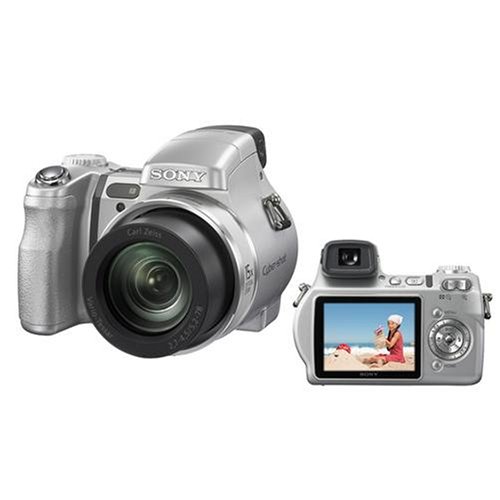 Sony Cyber-shot DSC-H7 Digitalkamera (8 Megapixel, 15-fach opt. Zoom, 6,4 cm (2,5 Zoll) Display, Bildstabilisator) silber Sony Cyber-shot DSC-H7 Digitalkamera (8 Megapixel, 15-fach opt. Zoom, 6,4 cm (2,5 Zoll) Display, Bildstabilisator) silber