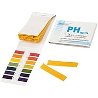 TRIXES Indicatore di PH Cartina Tornasole per la Misurazione del PH da 1 a 14, Blocchetto da 80 Strisce
