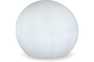 newgarden - Lampada a sfera ø40 cm per esterno IP68. LED con ricarica solare e accensione automatica con sensore crepuscolare. Sfera di luce bianca fredda 6000 K
