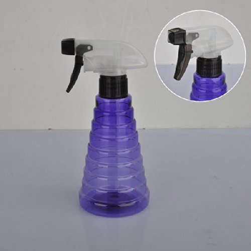 Purple 200ml Hairdressing Tool Flower Plant Water Spray Bottle for Salon Home