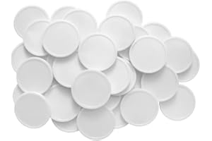Packaging XXL: monete Blanco/monete di consumo di Combicraft bianco - diametro 29 mm - 3000 pezzi - tenera per festival, eventi e industria della catering