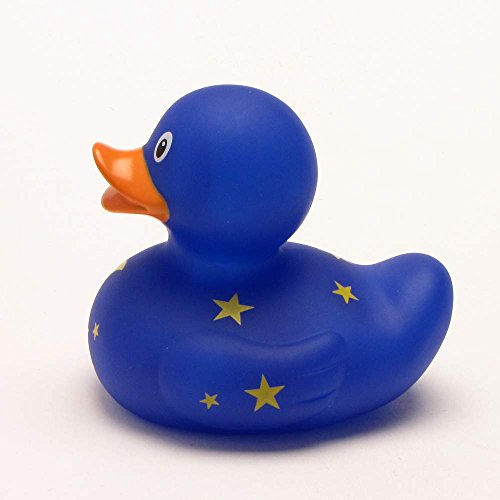 LiLaLu 8,5 cm Ente Spielzeug mit Mond und Sterne (Mehrfarbig) - 4