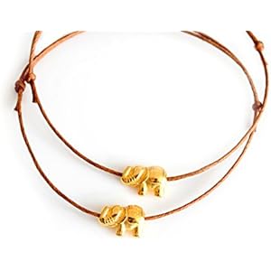 Freundschaftsarmbänder goldener Elefant