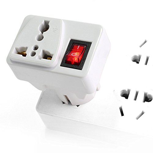 Neuftech® Universal Reiseadapter Travel Plug mit EU Schuko Stecker DE auf UK USA CHN HK JAP usw. - 5