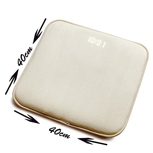 Smart Alarm Digitaler Wecker Bettvorleger Fußmatte Teppich Läufer mit LED Display und individuelle Töne mit USB einfach aufstehen - 4