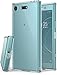 Price comparison product image Ringke Fusion Compatible with Xperia XZ1 Compact Case, Clear Transparent PC Back Cover TPU Bumper [Drop Defense] Raised Bezels Scratch Protection Natural Form Case for Sony XZ1 Compact - Clear