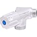 Produktbild Sanifri 470010009 Geräteventil, Messing mit Comfortgriff, poliert-verchromt mit Rückflussverhinderer 3/8 Zoll x 3/4 Zoll Abgang 3/4 Zoll