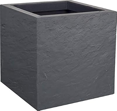EDA Volcania Up Pot, Gris Galet, 30 cm