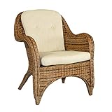 casamia Rattansessel Natura incl. Sitz- und Rückenkissen Farbe Cabana braun, One Size