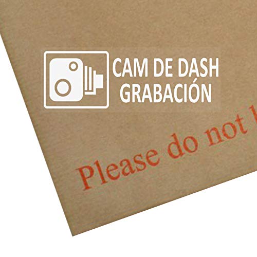 Platinum Place, 5 x Cam De Dash Grabación-Etiqueta de la Ventana-Vehículo Seguridad Cámara Advertencia