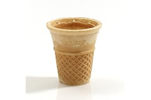 Cornet de crème glacée | 78xØ66mm | 104 pièces | Moule à Muffin & Cupcake | Sauces et trempettes