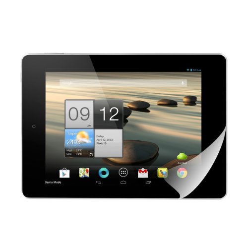 3in1 Set: kwmobile Hülle für Acer Iconia A1-810 / A1-811 – Tabletcover Slim Case Tablet Schutzhülle – Smart Cover Tabletcase Weiß + Folie, kristallklar + Stylus, Weiß - 6