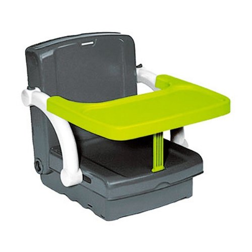Preisvergleich Produktbild Rotho 7290005562730 KidsKit Hi Seat mit wachsende Sitzerhöhung, Grau / Apfelgrün / Weiß